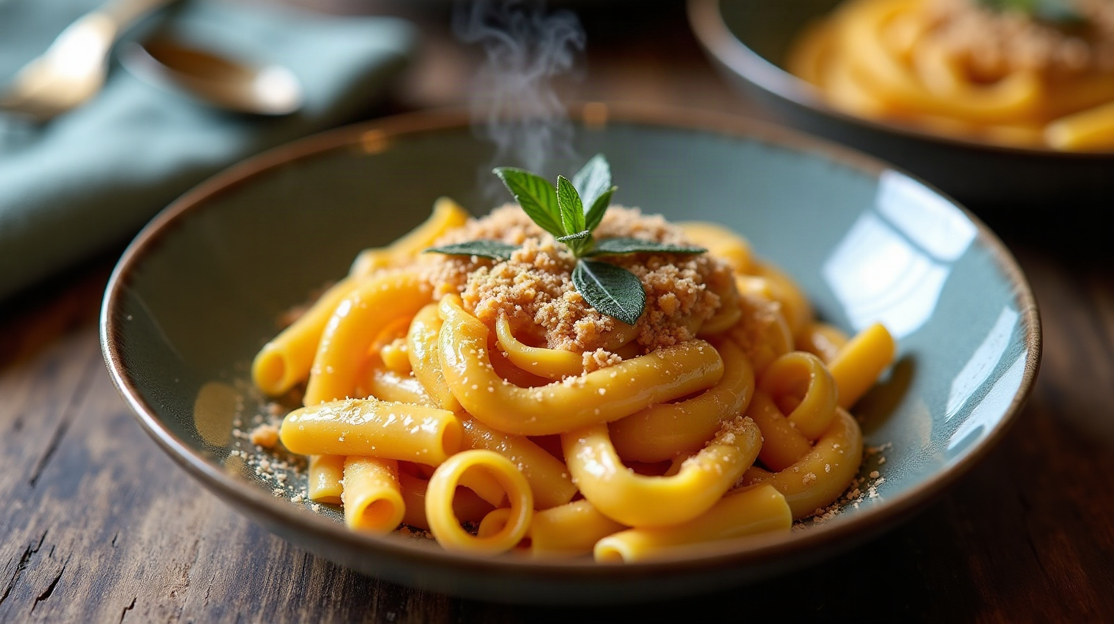 Creamy Pumpkin Pasta with Sage and Crispy Breadcrumbs. Pumpkin season in Colorado means you've got a window to use this vegetable beyond pie, and this pasta does it right. A silky pumpkin sauce comes together in the time it takes water to boil, tastes rich without being heavy,